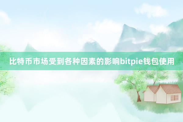 比特币市场受到各种因素的影响bitpie钱包使用