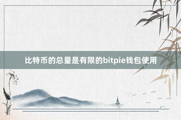 比特币的总量是有限的bitpie钱包使用