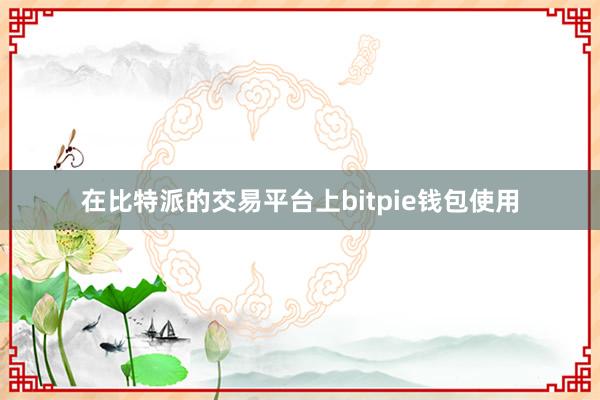 在比特派的交易平台上bitpie钱包使用