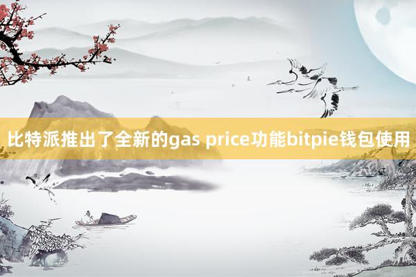 比特派推出了全新的gas price功能bitpie钱包使用