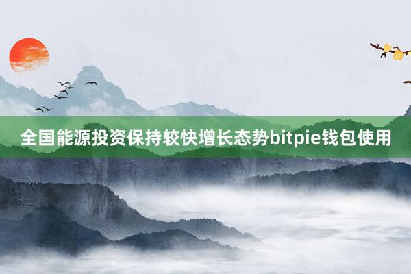 全国能源投资保持较快增长态势bitpie钱包使用