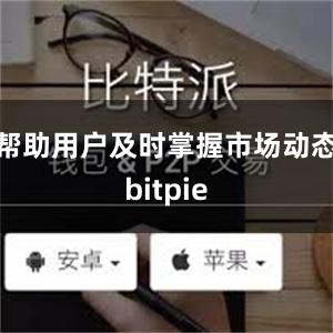 帮助用户及时掌握市场动态bitpie